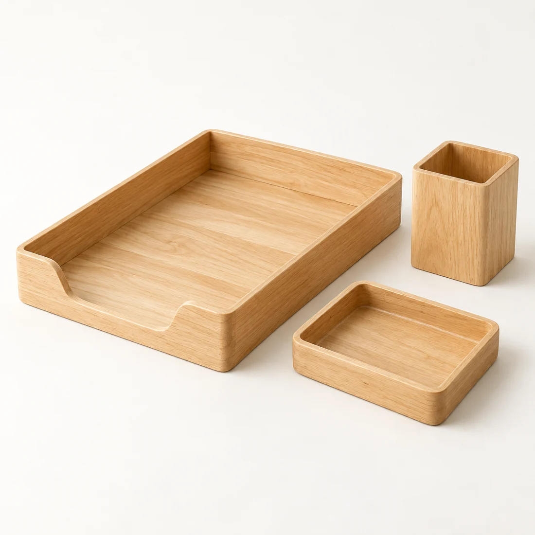 Quiet Desk Collection — Natural
